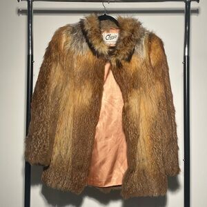 Luxurious Brown Teddy Jacket with Shaggy Texture